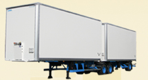 Bitrain et camion remorque